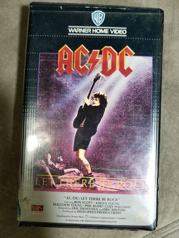 AC/DC There Be Rock the Movie 1980 Original Clam