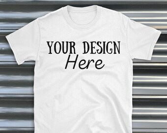Gildan 64000 mockup, White Tshirt Mockup, Flat lay mock, Mens shirt mockup, mockup for men, masculine mockup, men's apparel, mock for men