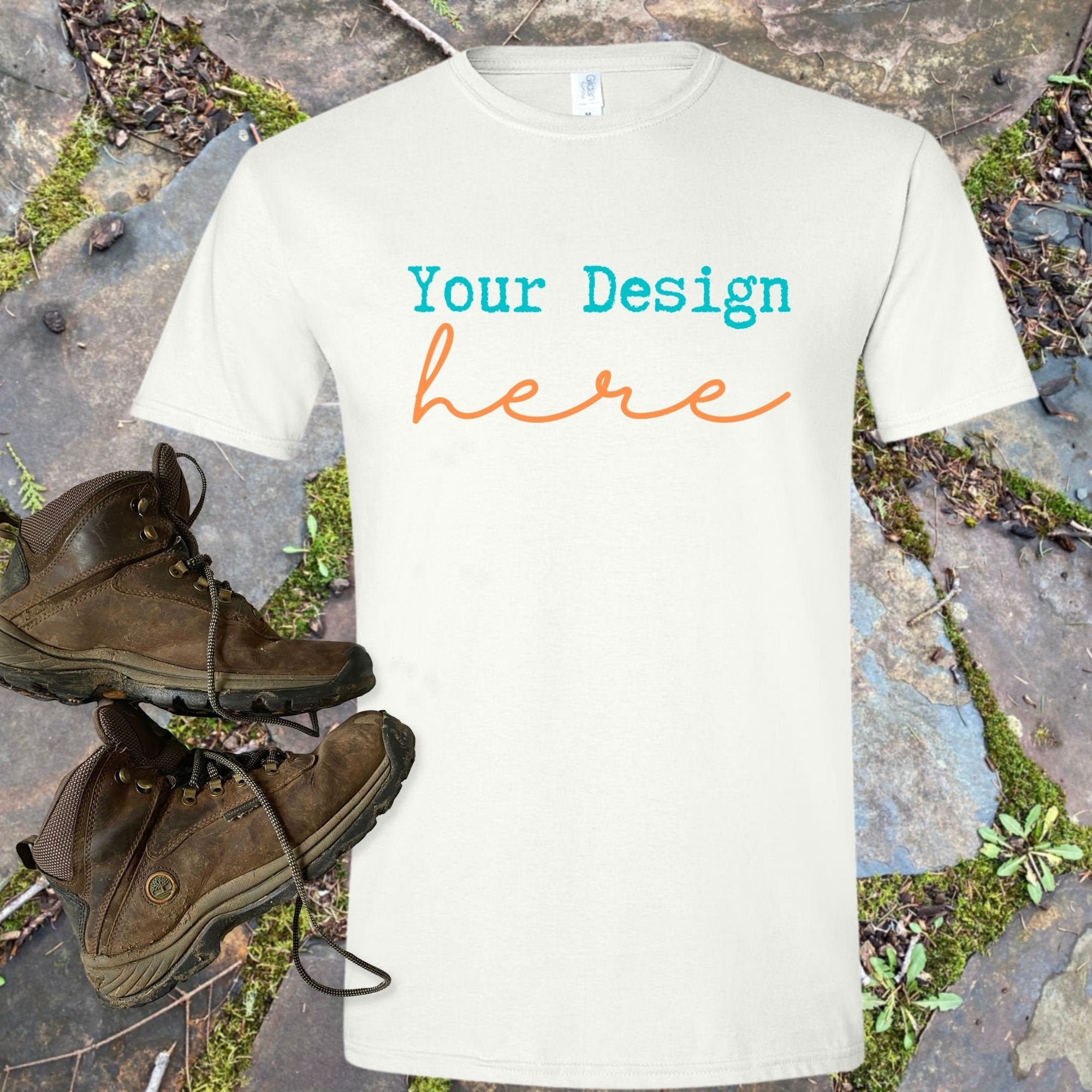 Download White Gildan 64000 T-shirt Mockups T shirt mocks mockups ...