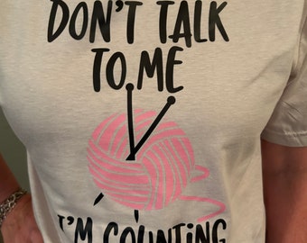 Don't Talk - I'm Counting T-Shirt - Taupe