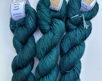 Darby Sport Weight Yarn  (Turquoise)