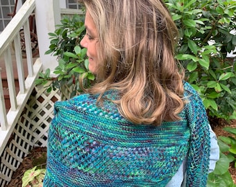 Catherine's Lace Diagonal Shawl (Pattern)