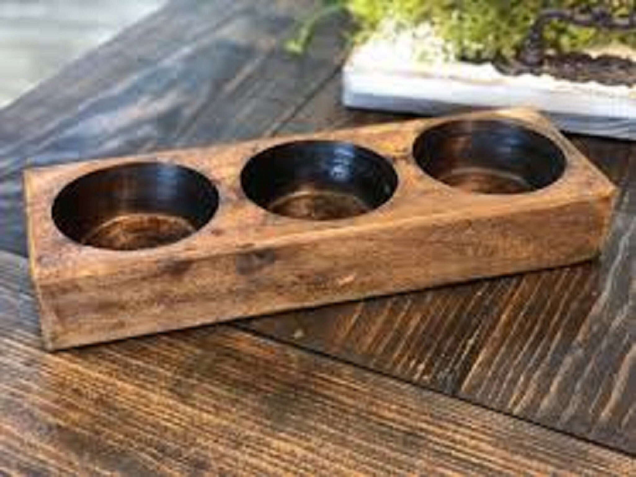 Wooden Cheese Mold 3 Hole Farmhouse Decor Etsy