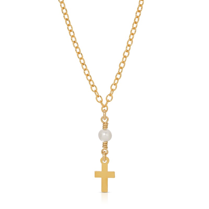 CLARISSE™ – Classic Cross & Crown Necklace