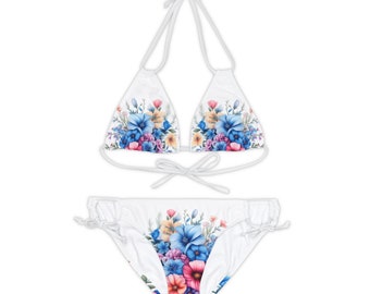 Strappy Bikini Set (AOP)