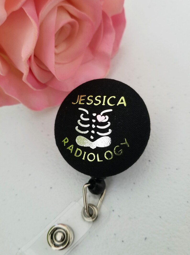 Custom Made RADIOLOGY Badge Reel Holder Etsy