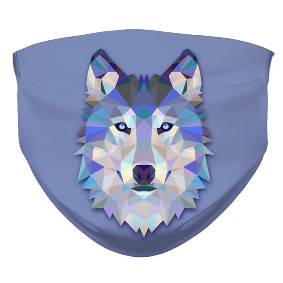 Sublimation Face Mask Wolf Face Etsy
