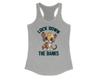 Lock Down the Banks - Jacksonville Jaguars - Women's Ideal Racerback Tank