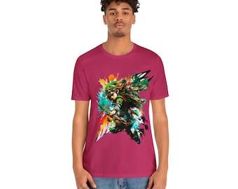 Zelda - Link Slow Motion Shooting Bow  - Crew Neck - Acid Paint Tears of the Kingdom TotK