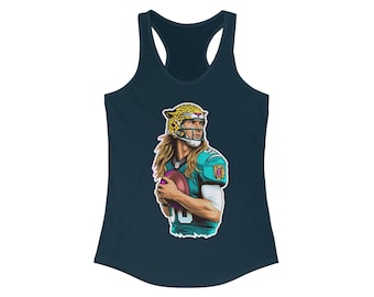 Trevor Lawrence - Jacksonville Jaguars - Women's Ideal Racerback Tank