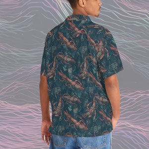 Jumbo Shrimp Hawaiian Shirt Cyberpunk anime