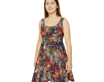 Heist Abstract - Women's Skater Dress (AOP)