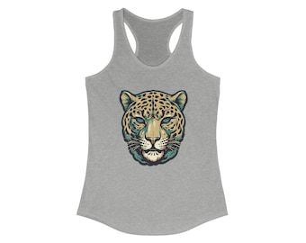 Jacksonville Jaguar Fierce - Women's Ideal Racerback Tank - DUUUVAL!