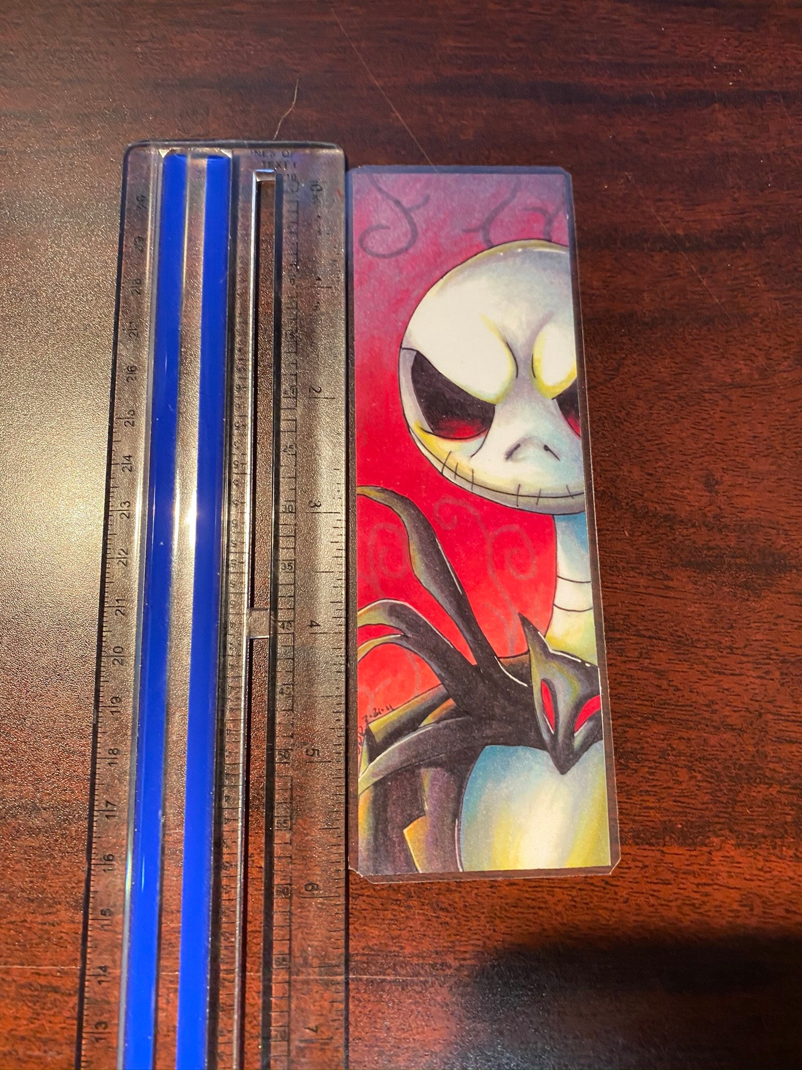 Jack Skellington Bookmark 1 Art Print the Nightmare Before - Etsy