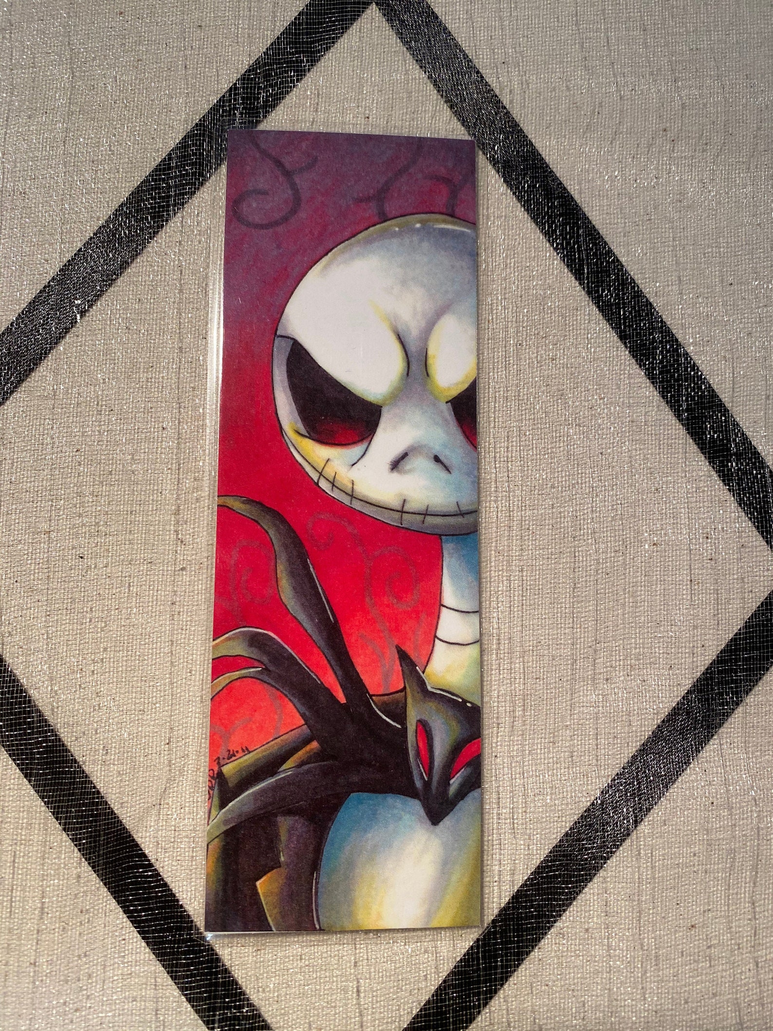 Jack Skellington Bookmark 1 Art Print the Nightmare Before - Etsy