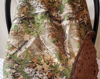 Camo Carseat Cover/Canopy