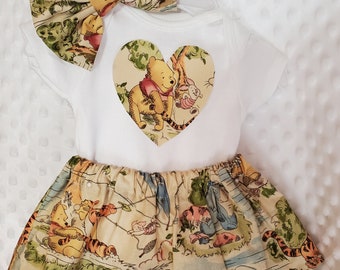 Winnie the Pooh Skirt Set