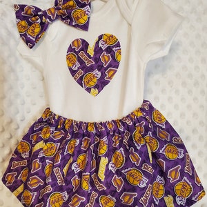 Los Angeles Lakers Baby Girl Clothing