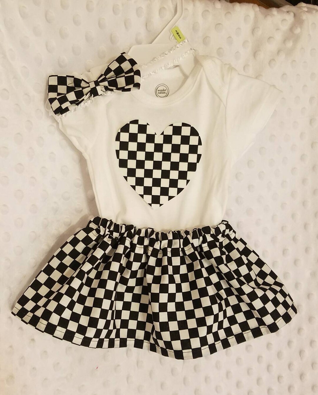 Checkered Baby Dress main image 1