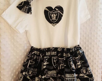 Raiders Baby Girl Clothing