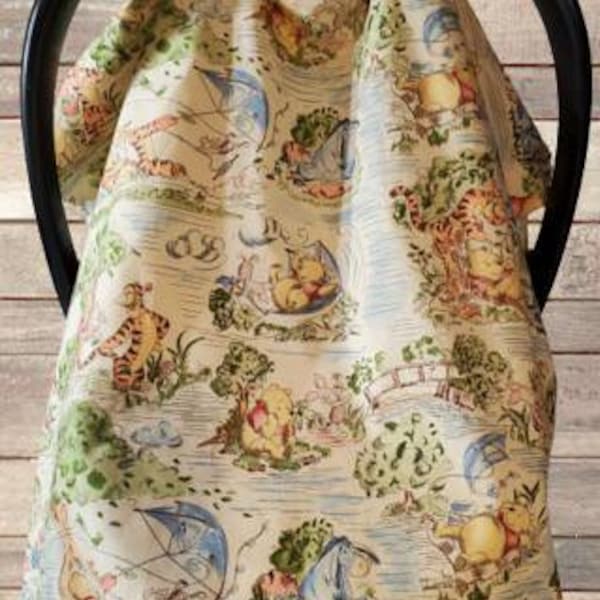 Winnie the Pooh Carseat Cover/Canopy