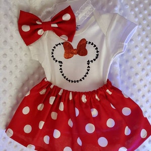 Minnie Mouse Skirt Set