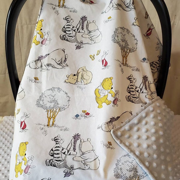 Winnie the Pooh Carseat Cover/Canopy
