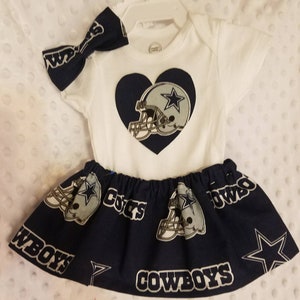 Cowboys  Baby Girl Clothing Set