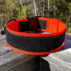 Patch Collar, Hook and Loop, Tactical Collar, Search and Rescue, Do Not Pet, Working K9, Adjustable Dog Collar, Heavy Duty 1 in 1.5 in 2 in