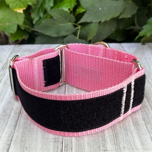 Martingale Collar, Patch Dog Collar, Hook and Loop, Tactical Collar, Search and Rescue, Do Not Pet, Working K9, Heavy Duty 1 in 1.5 in 2 in