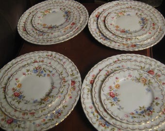 Royal Albert Jubilee Rose set of 12 plates