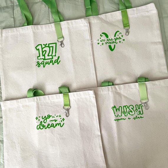 NCT Wish Tote Bag With Keychain Strap - Etsy