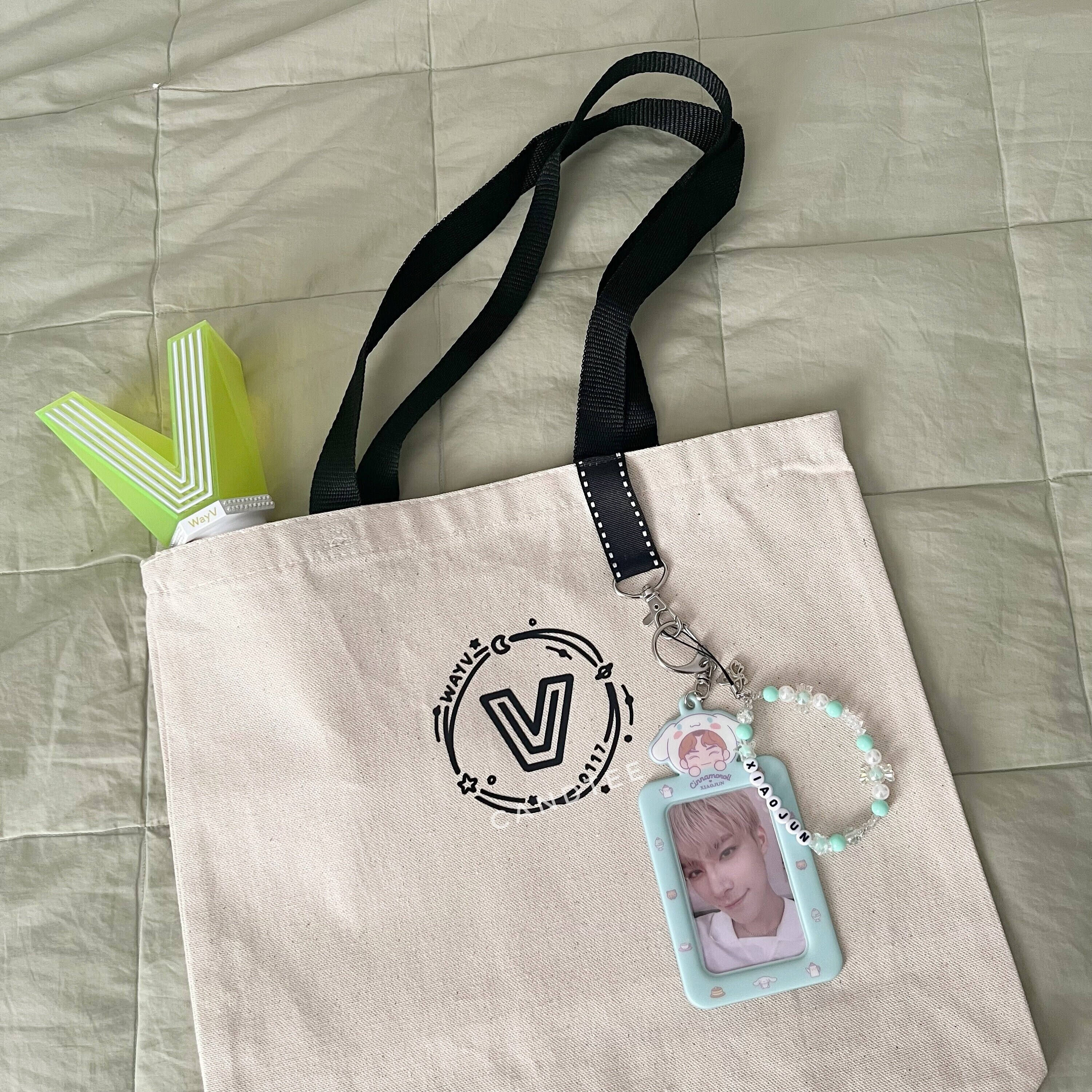 Wayv 0117 Tote Bag With Keychain Loop - Etsy