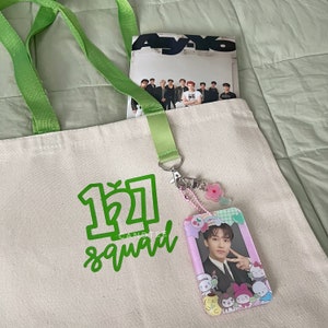 127 Squad Tote Bag with Keychain Strap