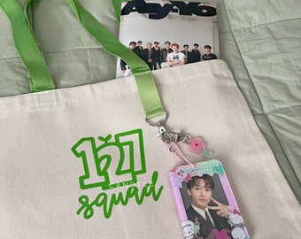127 Squad Tote Bag with Keychain Strap