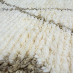 Handgeknüpfter Beige Marokkanischer Teppich Läufer, Berber Wollteppich Bild 7