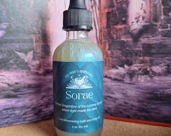 Sorae's Dragonfyre : OFFIZIELL LIZENZIERTES Kindred's Curse Saga, Bade- und Körperöl