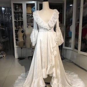 Christine White Robe - The Phantom of The Opera Inspired Costume - Christine Costume