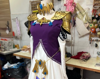 Zelda twilight cosplay costume,The Legend of Zelda cosplay,Princess Zelda Adult Costume, Zelda wedding dress