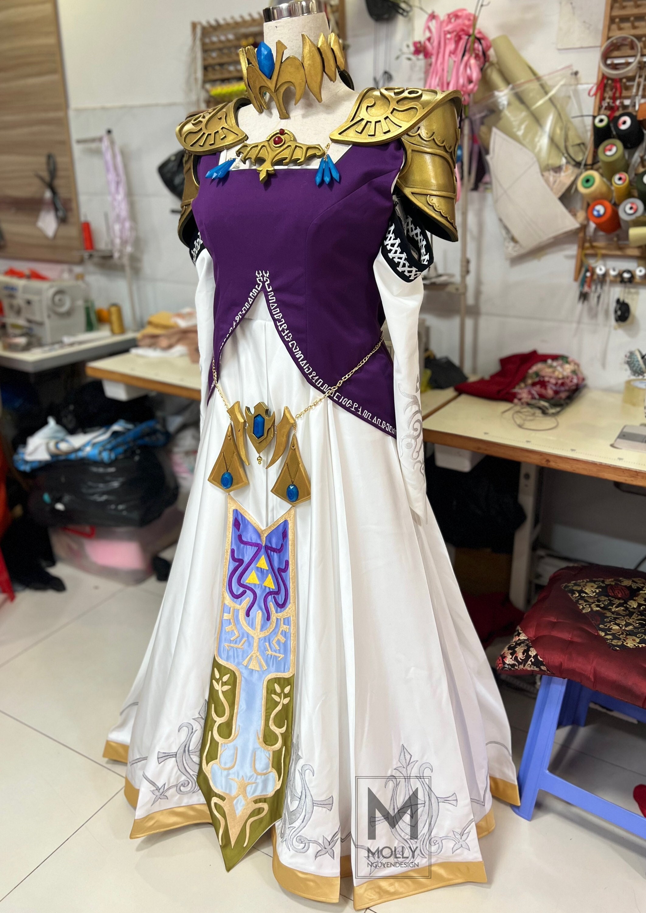 Princess Zelda Belt Ocarina of Time Cosplay Costume -  Sweden