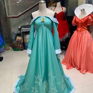 Rosalina Mario volwassen kostuum, Mario Cosplay, Rosalina Cosplay kostuum, Rosalina Princess