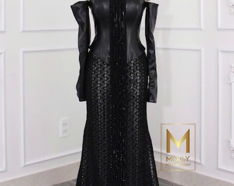 padme black leather dress Padme Fireside Dress, Padme Corset Dress, Padme Costume, Padme Leather Dress,  Corset Dress, Padme Cosplay, Padme Leather Corset Dress