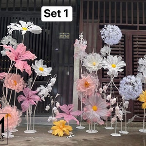 Giant Flower Full set options, Customized Flowers