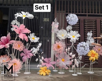 Giant Flower Full set options, Customized Flowers