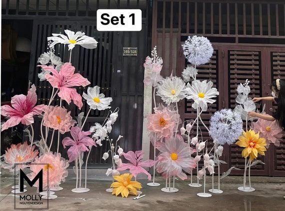 Giant Flower Full set options, Customized Flowers - Etsy 日本