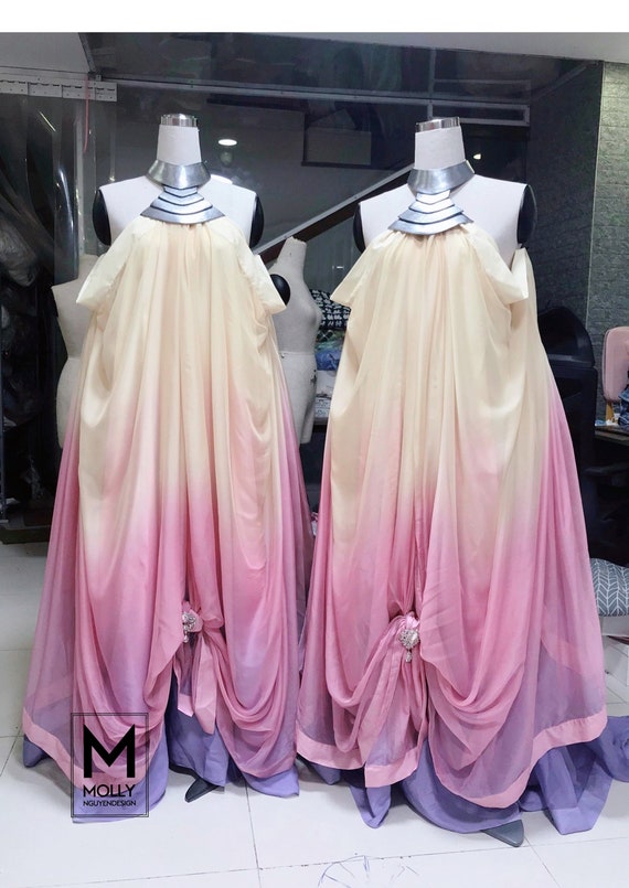 Padme Lake Dress, Padme Adult Gown, Costume Inspired, Stars Wars - Main Image