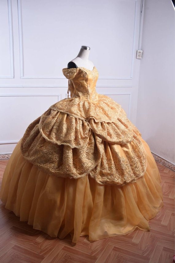 Belle robe de princesse Belle déguisement Belle Halloween Disney La belle  et la bête Halloween 2019Fête d'anniversaire Belle tenue Belle -  Canada