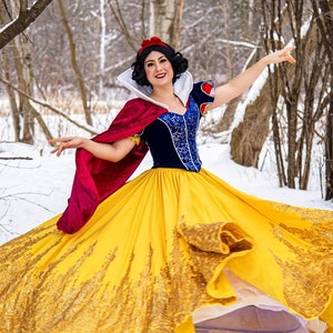 Snow White Royal Inspired, Disney Princess, Disney Ballgown, Adult Snow White Costume, Disney Inspired Dress Ballgown