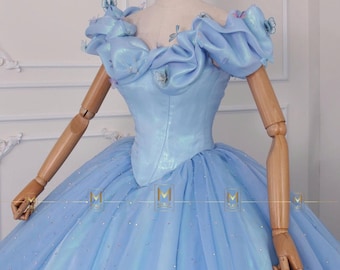シンデレラドレス、ディズニープリンセス風、シンデレラ大人用