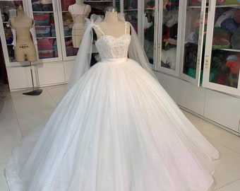 Listo para enviar tamaño 0-2-4 - vestidos de novia largos - vestidos de novia romántico